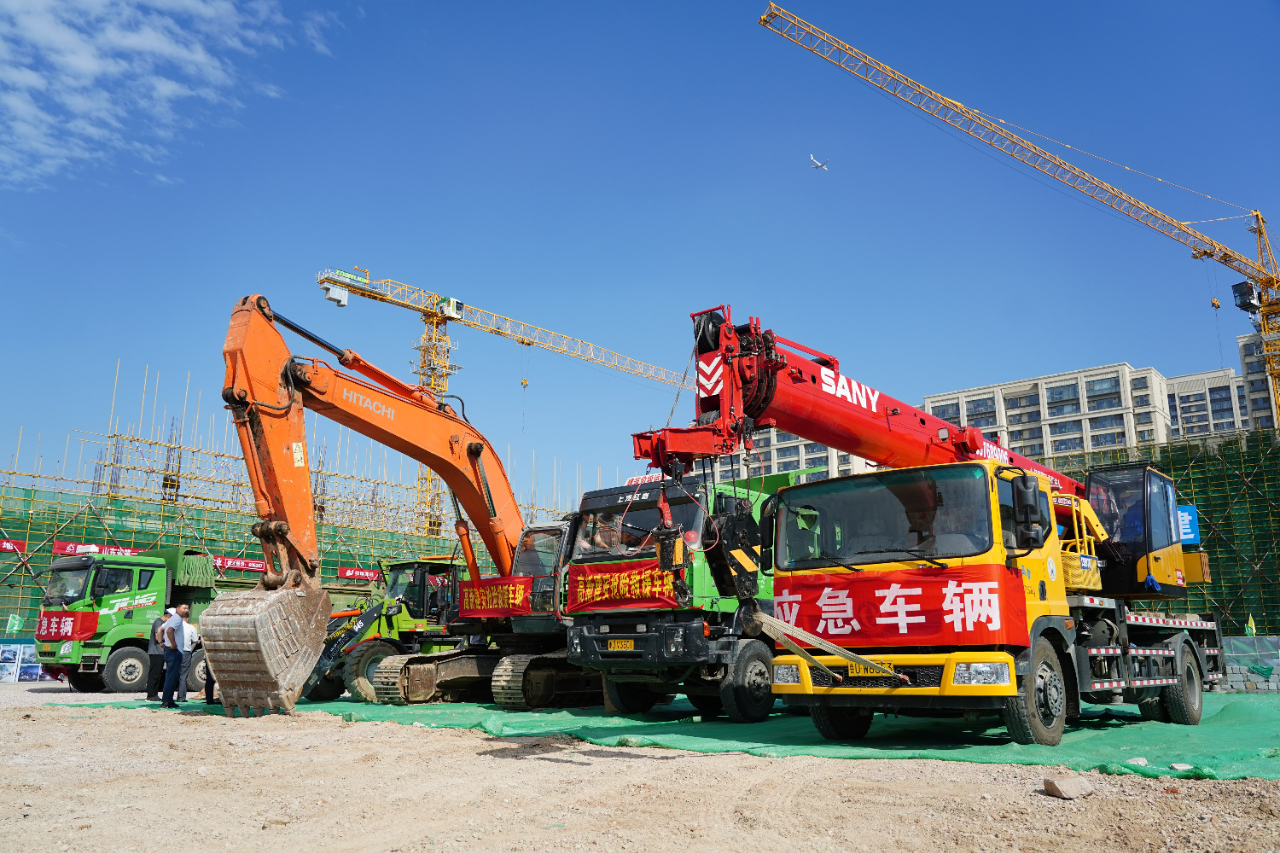 中建聯(lián)合承辦2021年嶗山區住建領(lǐng)域突發(fā)事件應急救援聯(lián)合演練(圖4)